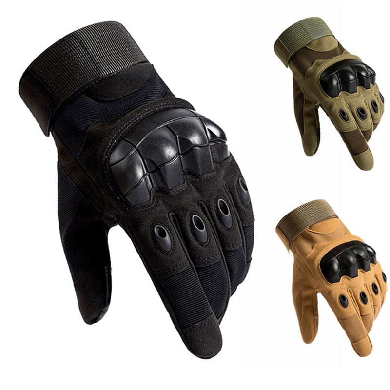 Layar Sentuh Hard Knuckle Taktis Sarung Tangan Tentara Militer Tempur Airsoft Olahraga Luar Ruangan Bersepeda Paintball Berburu Sarung Tangan Jari Penuh
